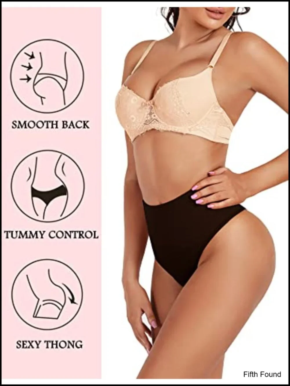Thong Shapewear Tummy Control High Waist Seamless Body Shaper Panties Girdle